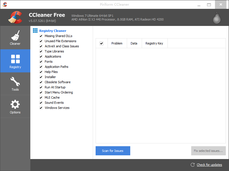 Ccleaner Free Freeware